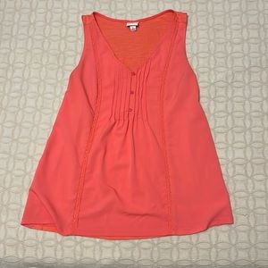 Merona coral tank top